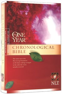 NLT One Year Chronological Bible NLT One Year Chronological Bible