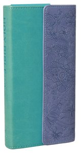 NIV Diary Bible Turquoise Purple With Clasp NIV Diary Bible Turquoise Purple With Clasp