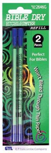 Dry Highlighter Refills 2 Pack Green Dry Highlighter Refills 2 Pack Green