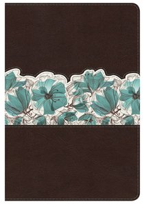 NKJV Holman Study Personal Size Bible Espresso/Teal NKJV Holman Study Personal Size Bible Espresso/Teal