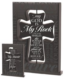 Crosses Flip: My Rock/My Shield (Black) Crosses Flip: My Rock/My Shield (Black)