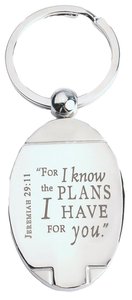 Quality Metal Keyring: Jeremiah 29:11, For I Know the Plans I Have For You Quality Metal Keyring: Jeremiah 29:11, For I Know the Plans I Have For You