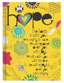Scripture Journal: Hope Zephaniah 3:17, Owl, Yellow Scripture Journal: Hope Zephaniah 3:17, Owl, Yellow