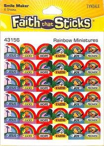 Rainbow Miniatures (6 Sheets) (Stickers Faith That Sticks Series) Rainbow Miniatures (6 Sheets) (Stickers Faith That Sticks Series)