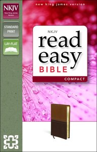 NKJV Readeasy Compact Bible Italian Duo-Tone Brown/Tan NKJV Readeasy Compact Bible Italian Duo-Tone Brown/Tan