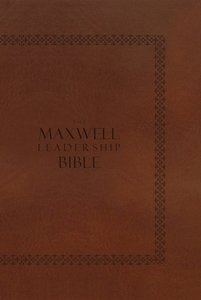 NIV Maxwell Leadership Bible Coffee Bean NIV Maxwell Leadership Bible Coffee Bean