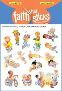 Thank You, God, For Summer (6 Sheets, 84 Stickers) (Stickers Faith That Sticks Series) Thank You, God, For Summer (6 Sheets, 84 Stickers) (Stickers Faith That Sticks Series)