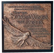 Eagle Moments of Faith Sculpture Plaque Eagle Moments of Faith Sculpture Plaque