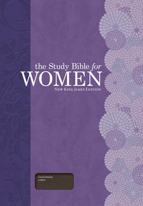 NKJV Study Bible For Women Cocoa Genuine Leather NKJV Study Bible For Women Cocoa Genuine Leather