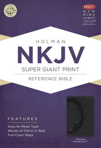 NKJV Super Giant Print Reference Indexed Bible Charcoal NKJV Super Giant Print Reference Indexed Bible Charcoal