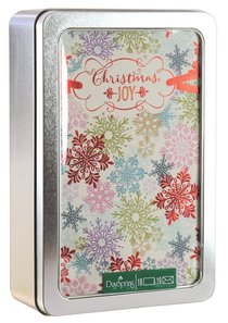 Christmas Tin Keepsake Boxed Cards: Josephine Kimberling Christmas Joy Snowflakes Christmas Tin Keepsake Boxed Cards: Josephine Kimberling Christmas Joy Snowflakes