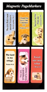 Magnetic Bookmarks Set of 6: Puppies #01 Magnetic Bookmarks Set of 6: Puppies #01