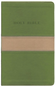 KJV Personal Size Giant Print Reference Bible Tan/Olive KJV Personal Size Giant Print Reference Bible Tan/Olive