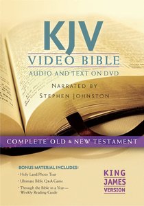 KJV Video Bible Narrated By Stephen Johnston (Audio And Text On Dvd Voice Only) KJV Video Bible Narrated By Stephen Johnston (Audio And Text On Dvd Voice Only)