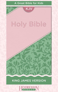 KJV Kids Bible Pink/Green Flexisoft KJV Kids Bible Pink/Green Flexisoft
