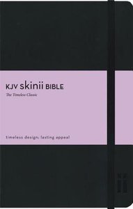 KJV Skinii Black Elastic Closure Bible (Red Letter Edition) KJV Skinii Black Elastic Closure Bible (Red Letter Edition)
