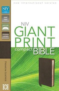 NIV Compact Giant Print Bible Brown NIV Compact Giant Print Bible Brown