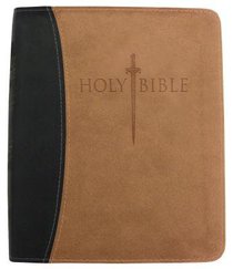 KJV Sword Study Personal Size Large Print Bible Black/Tan KJV Sword Study Personal Size Large Print Bible Black/Tan