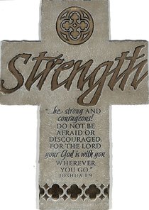 Wall Cross: Strength (25cm X 18cm) Wall Cross: Strength (25cm X 18cm)