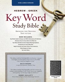 KJV Hebrew-Greek Key Word Study Bible Black (New Edition) KJV Hebrew-Greek Key Word Study Bible Black (New Edition)