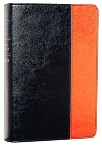 NLT Compact Large Print Bible Black Tan (Red Letter Edition) NLT Compact Large Print Bible Black Tan (Red Letter Edition)