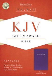 KJV Gift Award Bible Purple KJV Gift Award Bible Purple