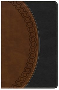 NKJV Large Print Personal Size Reference Bible Black/Brown Deluxe NKJV Large Print Personal Size Reference Bible Black/Brown Deluxe