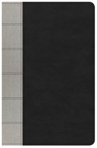 NKJV Large Print Personal Size Reference Bible Black/Gray Deluxe NKJV Large Print Personal Size Reference Bible Black/Gray Deluxe