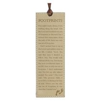 Bookmark: Footprints Luxleather Bookmark: Footprints Luxleather