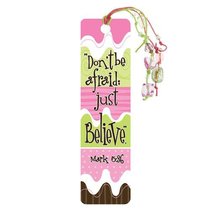 Bookmark With Beaded Tassel: Dont Be Afraid (Mark 5:36) Bookmark With Beaded Tassel: Dont Be Afraid (Mark 5:36)