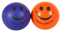 Squeeze Ball Pack of 2: Blue & Orange, Jesus Loves You Squeeze Ball Pack of 2: Blue & Orange, Jesus Loves You