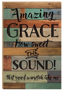 Barn Board Wall Art: Amazing Grace Barn Board Wall Art: Amazing Grace