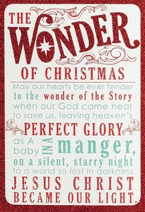 Christmas Boxed Cards: The Wonder of Christmas (Matthew 1:21 Niv) Christmas Boxed Cards: The Wonder of Christmas (Matthew 1:21 Niv)
