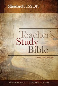 KJV Standard Lesson Teachers Study Bible KJV Standard Lesson Teachers Study Bible