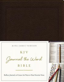 KJV Journal the Word Bible Brown Bonded Leather KJV Journal the Word Bible Brown Bonded Leather