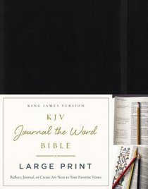 KJV Journal the Word Bible Large Print Black (Red Letter Edition) KJV Journal the Word Bible Large Print Black (Red Letter Edition)