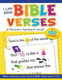 I Can Read Bible Verses (With Over 100 Stickers) I Can Read Bible Verses (With Over 100 Stickers)