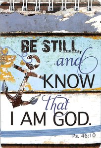 Wirebound Notepad Be Still: Hope is An Anchor Turquoise/Brown (Ps 46:10) Wirebound Notepad Be Still: Hope is An Anchor Turquoise/Brown (Ps 46:10)