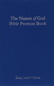 KJV Names of God Bible Promise Book Blue KJV Names of God Bible Promise Book Blue