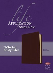 NKJV Life Application Study Bible Burgundy (Red Letter Edition) NKJV Life Application Study Bible Burgundy (Red Letter Edition)