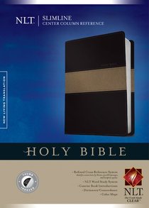 NLT Slimline Center Column Reference Indexed Black/Taupe (Red Letter Edition) NLT Slimline Center Column Reference Indexed Black/Taupe (Red Letter Edition)