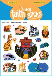Ark and Animals (6 Sheets, 108 Stickers) (Stickers Faith That Sticks Series) Ark and Animals (6 Sheets, 108 Stickers) (Stickers Faith That Sticks Series)
