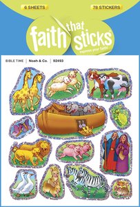 Noah & Co (6 Sheets, 78 Sparkle Stickers) (Stickers Faith That Sticks Series) Noah & Co (6 Sheets, 78 Sparkle Stickers) (Stickers Faith That Sticks Series)