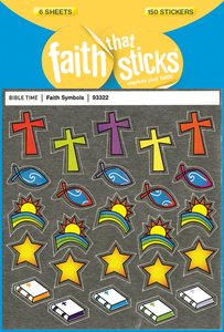 Faith Symbols (6 Sheets, 150 Stickers) (Stickers Faith That Sticks Series) Faith Symbols (6 Sheets, 150 Stickers) (Stickers Faith That Sticks Series)