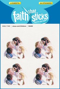 Jesus and Children (6 Sheets, 24 Stickers) (Stickers Faith That Sticks Series) Jesus and Children (6 Sheets, 24 Stickers) (Stickers Faith That Sticks Series)