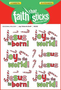 Joy! Stick-N-Sniff (6 Sheets, 78 Stickers) (Stickers Faith That Sticks Series) Joy! Stick-N-Sniff (6 Sheets, 78 Stickers) (Stickers Faith That Sticks Series)