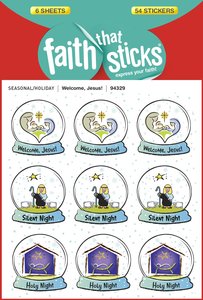 Welcome, Jesus! (6 Sheets, 54 Stickers) (Stickers Faith That Sticks Series) Welcome, Jesus! (6 Sheets, 54 Stickers) (Stickers Faith That Sticks Series)