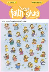Angel Miniature (6 Sheets, 180 Stickers) (Stickers Faith That Sticks Series) Angel Miniature (6 Sheets, 180 Stickers) (Stickers Faith That Sticks Series)