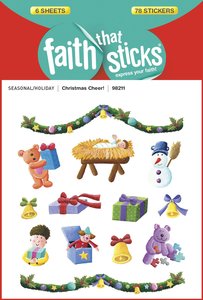 Christmas Cheer! (6 Sheets, 78 Stickers) (Stickers Faith That Sticks Series) Christmas Cheer! (6 Sheets, 78 Stickers) (Stickers Faith That Sticks Series)