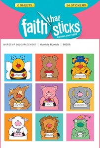 Humble Bumble (6 Sheets, 54 Stickers) (Stickers Faith That Sticks Series) Humble Bumble (6 Sheets, 54 Stickers) (Stickers Faith That Sticks Series)